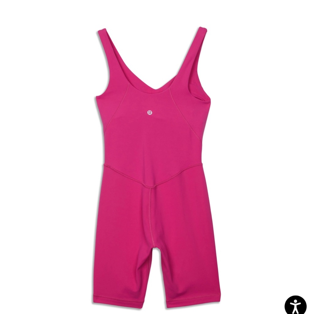 Lululemon Like New Align body suit in sonic pink